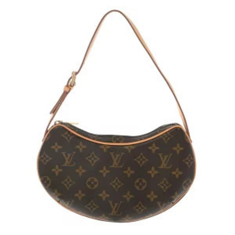 Louis Vuitton Monogram Pochette Croissant Brown Canvas Shoulder Bag